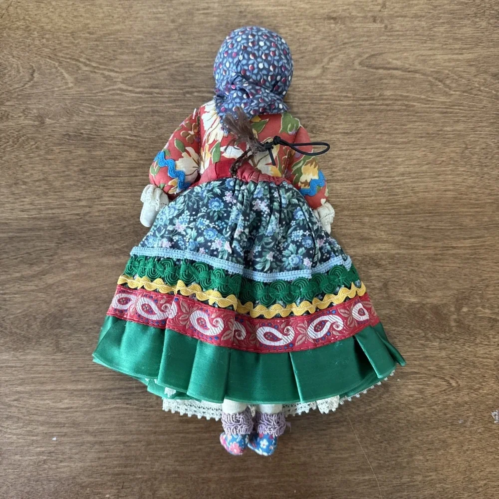 Vintage Russian Cloth Folk Art Doll  Tatiana
